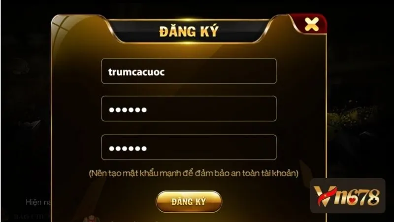 Các bước đăng ký VN678 cơ bản nhất