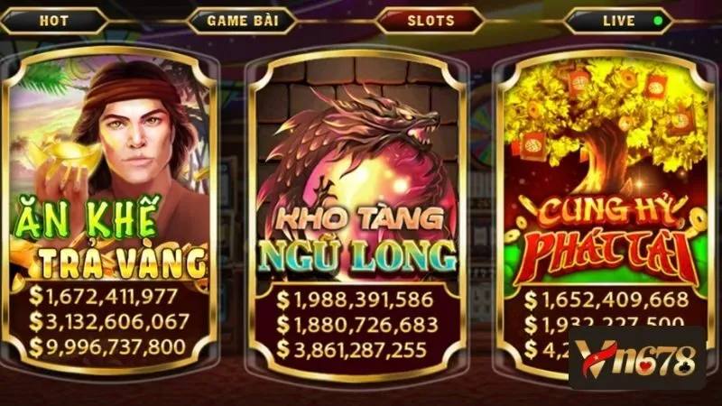 Những ưu điểm tuyệt vời của sảnh game nổ hũ VN678